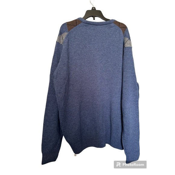 Hawick Knitwear wool‎ argyle sweater men’s XL - Picture 2 of 5